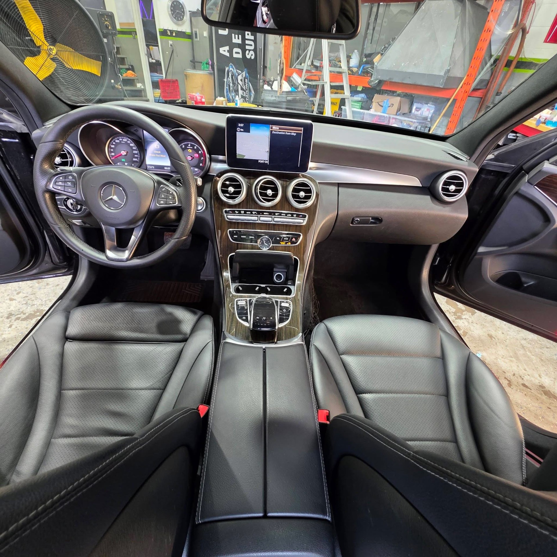Mercedes interior fully detailed